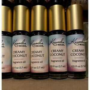 Kuumba Creamy Coconut fragrance body oil 0.09oz EACH